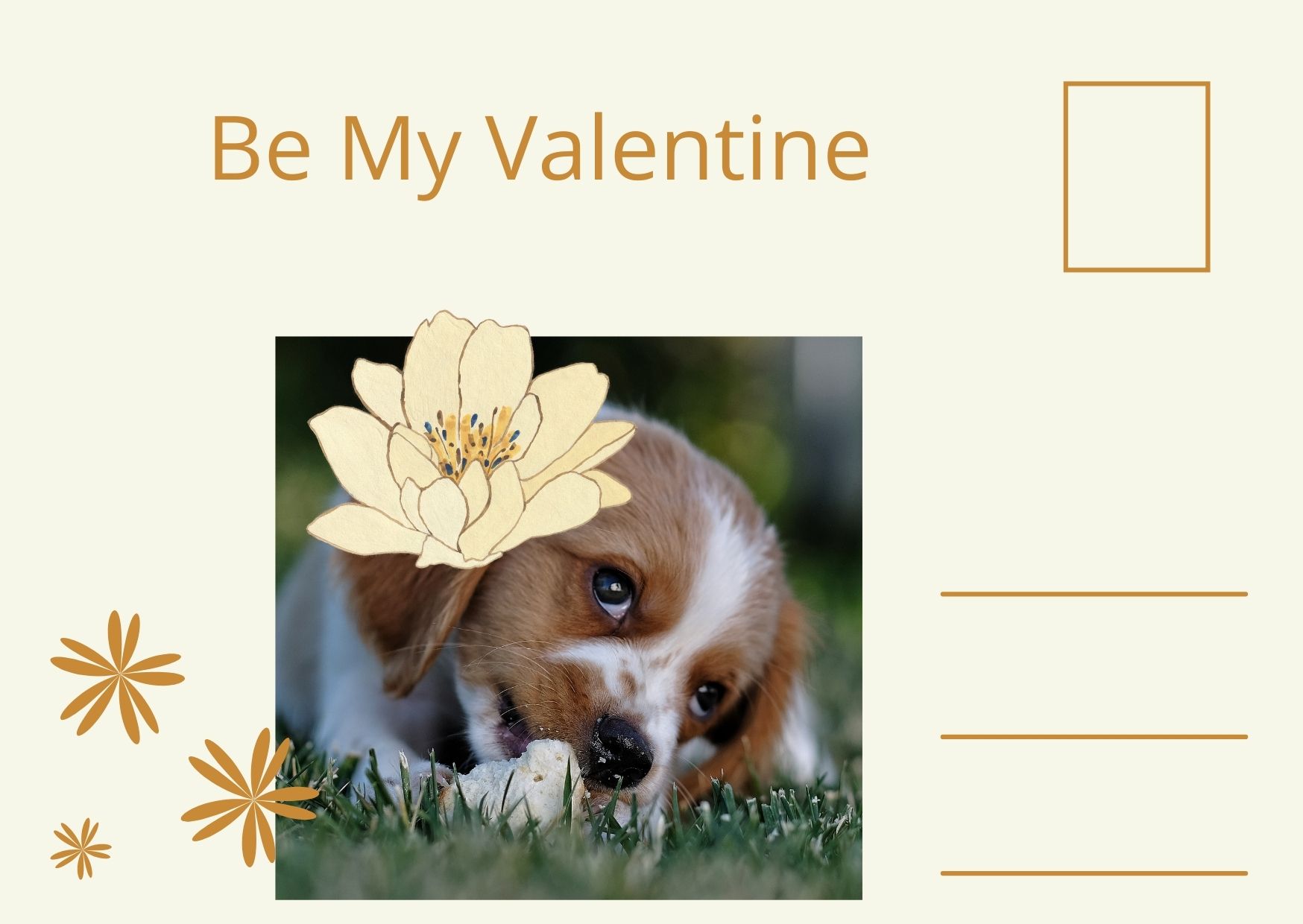 Be My Valentine Greeting card