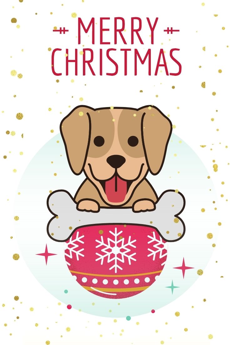 Pinterest Merry Christmas Puppy
